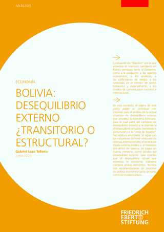 Bolivia: Desequilibrio externo