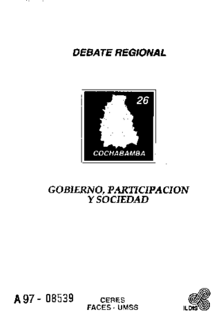Gobierno, participación y sociedad