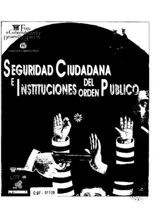 Seguridad ciudadana e instituciones del orden público